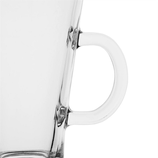 Olympia Toughened Coffee Latte Glass - 285ml 10oz (Box 12) - Image 3