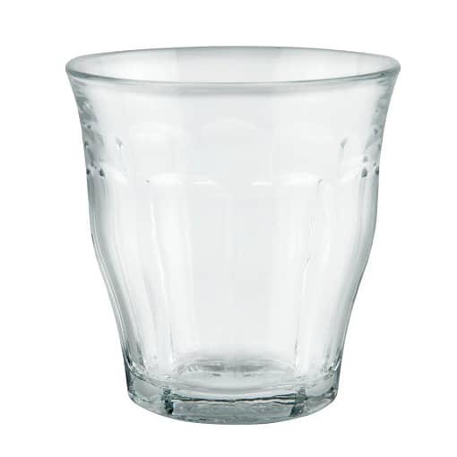 Duralex Coffee Latte Glass Picardie Tumblers 220ml (Pack of 6)