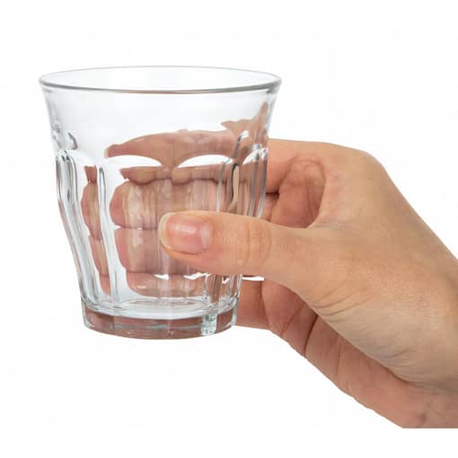 Duralex Coffee Latte Glass Picardie Tumblers 220ml (Pack of 6) - Image 2