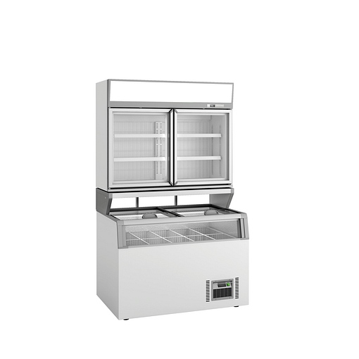 Thermaster ZCDTD145 Combined Upright and Chest Display Freezer – 4 Door
