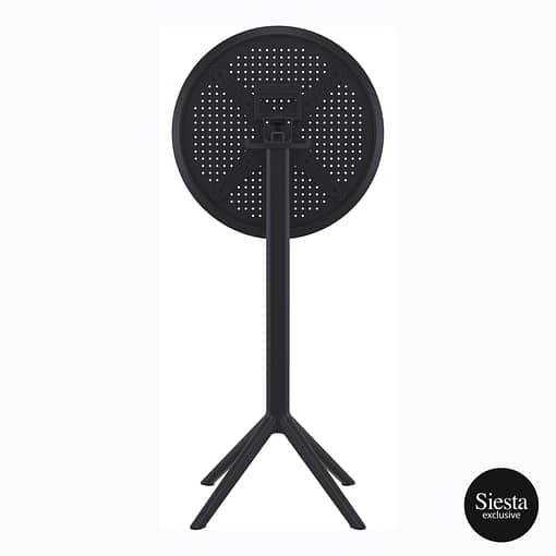 Sky Folding BAR Table 60 Round - Black - Image 10