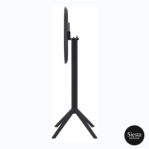 Sky Folding BAR Table 60 Round - Black - Image 13