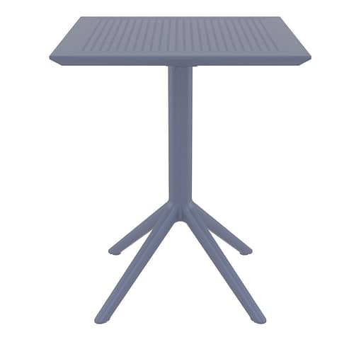 Furnlink Siesta Exclusive Sky Folding Table 60 Square - Anthracite - Image 10