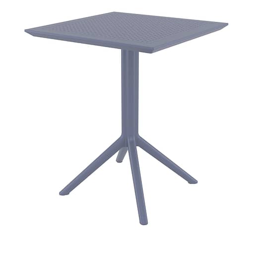 Furnlink Siesta Exclusive Sky Folding Table 60 Square - Anthracite - Image 11