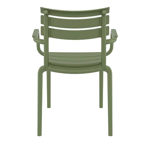Black Paris Stacking Armchair - Indoor/Outdoor Seating Solution - Image 17