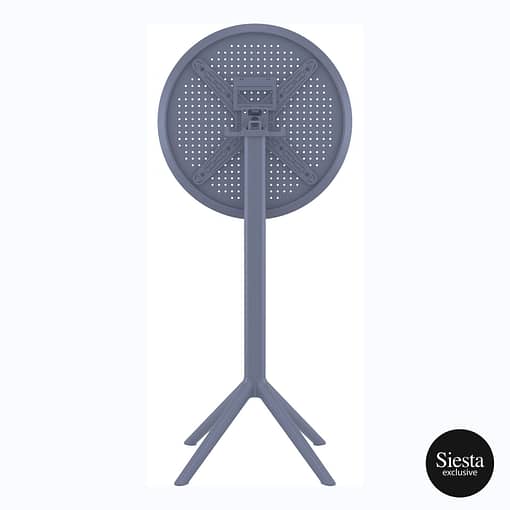 Sky Folding BAR Table 60 Round - Black - Image 15