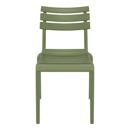 Black Furnlink Siesta Helen Stacking Chair - Durable & UV-Resistant for All-Weather Use - Image 31