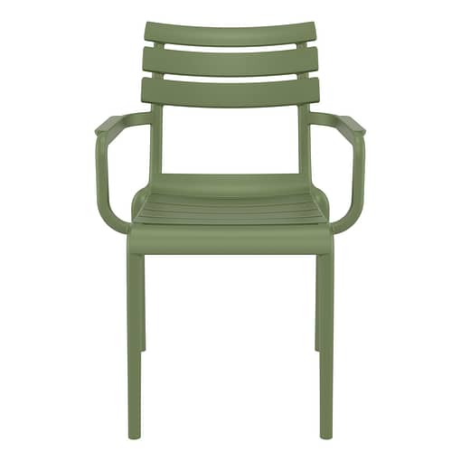Black Paris Stacking Armchair - Indoor/Outdoor Seating Solution - Image 19