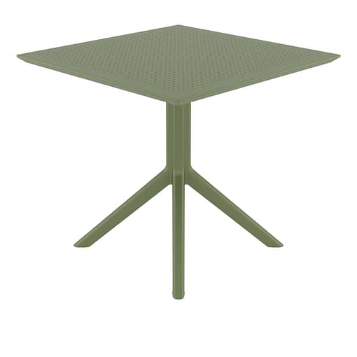 Furnlink Siesta Sky Table 80 - Olive Green - Image 4