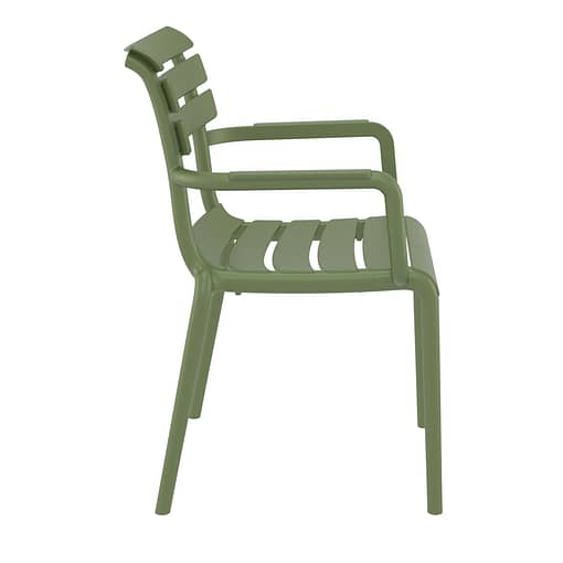 Black Paris Stacking Armchair - Indoor/Outdoor Seating Solution - Image 21