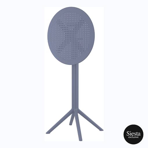 Sky Folding BAR Table 60 Round - Black - Image 17