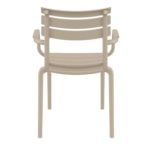 Black Paris Stacking Armchair - Indoor/Outdoor Seating Solution - Image 22