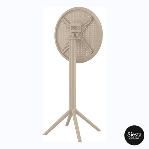 Sky Folding BAR Table 60 Round - Black - Image 21