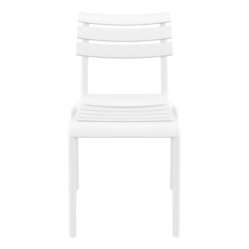 Black Furnlink Siesta Helen Stacking Chair - Durable & UV-Resistant for All-Weather Use - Image 10