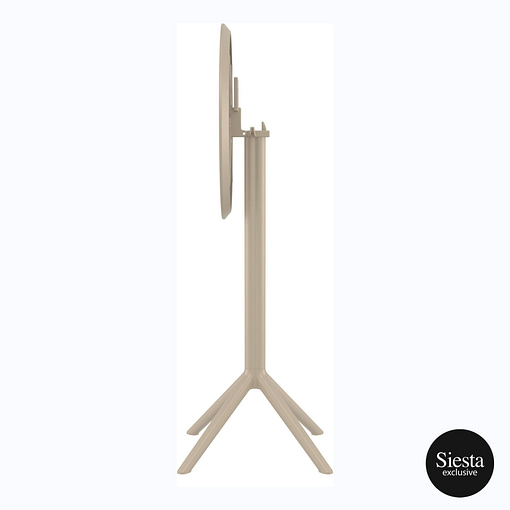 Sky Folding BAR Table 60 Round - Black - Image 23