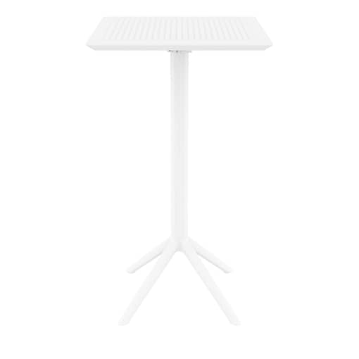 Furnlink Sky Folding Bar Table 60 Square - White - Image 26