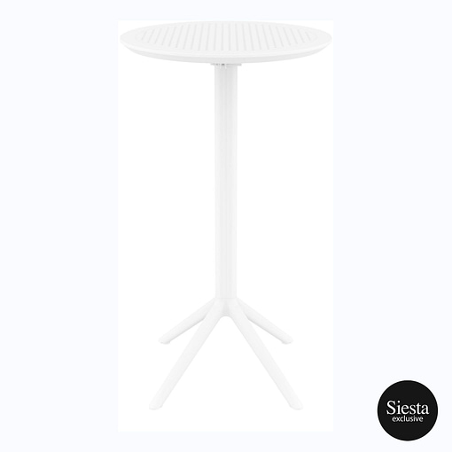 Sky Folding BAR Table 60 Round - Black - Image 24