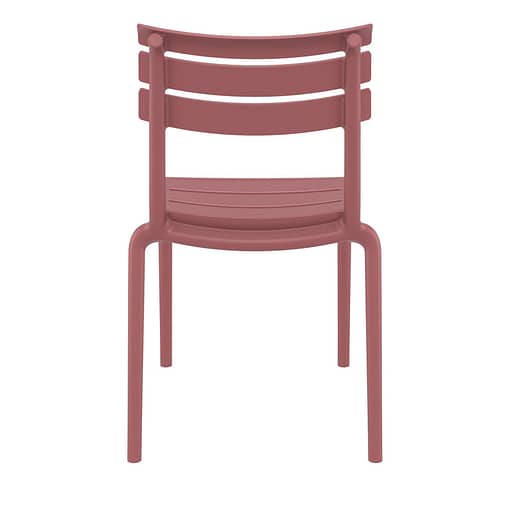 Black Furnlink Siesta Helen Stacking Chair - Durable & UV-Resistant for All-Weather Use - Image 15