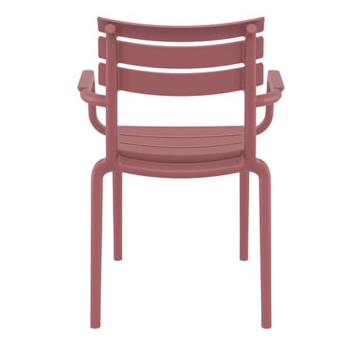 Black Paris Stacking Armchair - Indoor/Outdoor Seating Solution - Image 3