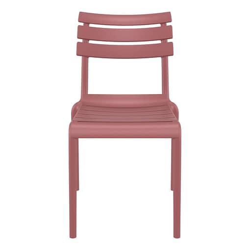 Black Furnlink Siesta Helen Stacking Chair - Durable & UV-Resistant for All-Weather Use - Image 17