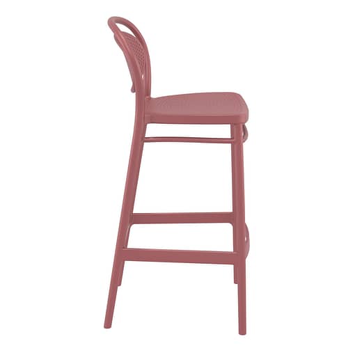 Marcel Barstool 75 - Marsala by Siesta - Image 2