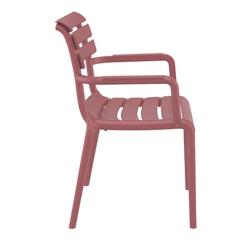 Black Paris Stacking Armchair - Indoor/Outdoor Seating Solution - Image 7