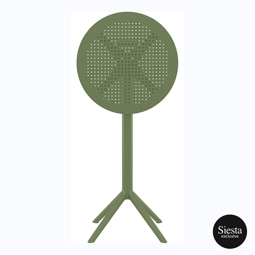 Sky Folding BAR Table 60 Round - Black - Image 5