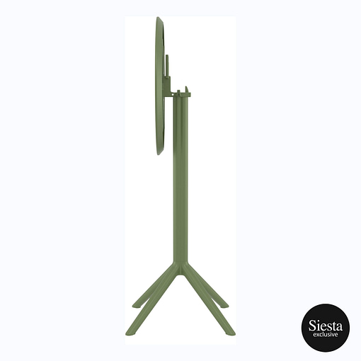 Sky Folding BAR Table 60 Round - Black - Image 7