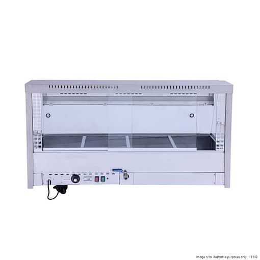 Bonvue BM14TC Angled Countertop Wet & Dry Bain Marie – 4xGN, 1388mm - Image 3