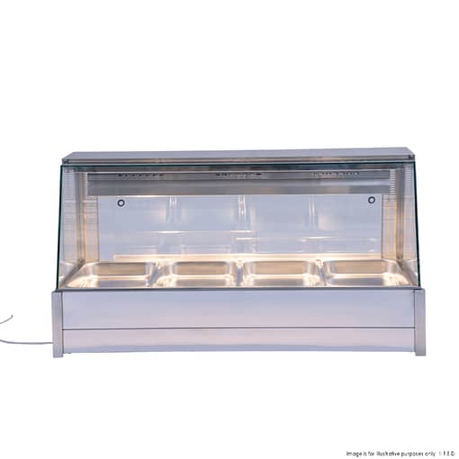 Bonvue BM14TC Angled Countertop Wet & Dry Bain Marie – 4xGN, 1388mm - Image 4