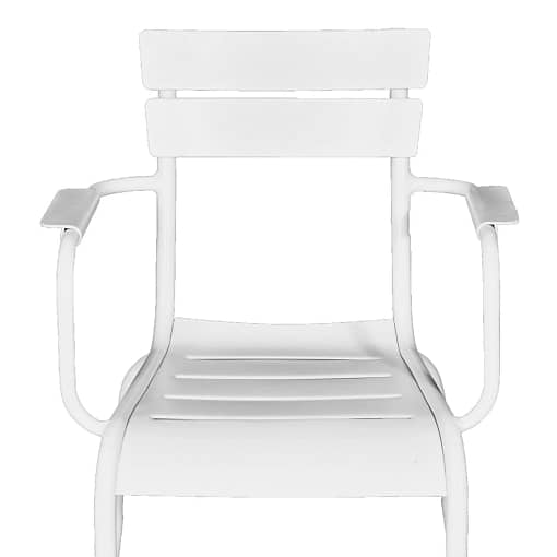 Durafurn® Lisbon Commercial-Grade Armchair | White | Fully Assembled & Lightweight - Image 2