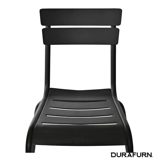 Durafurn® Lisbon Chair - Sleek Black | Robust Aluminium | Versatile for Indoor/Outdoor - Image 2