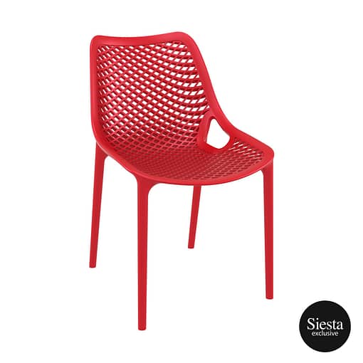 Red Outdoor Chair - Siesta Air - Bold & Durable Seating
