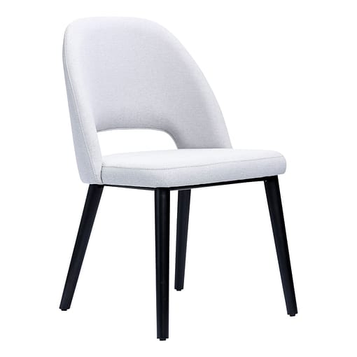 Furnlink Durafurn Semifreddo Chair - Black Legs/Anthracite Vinyl - Image 4