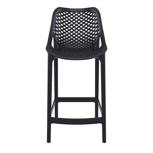 Siesta Air Barstool 65 Black (Pack of 2) – Indoor & Outdoor Use - Image 3