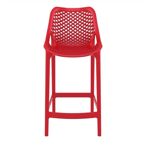 Siesta Exclusive UV Stabilised Air Barstool 65 in Red - Indoor/Outdoor Seating - Image 3