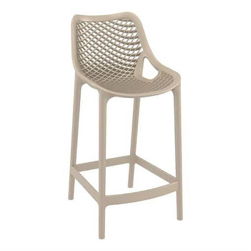 Furnlink Siesta Exclusive Air Barstool 75 - Taupe - Image 4