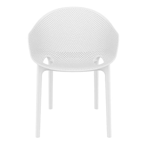 Siesta Sky Pro Chair in White | Polypropylene | CATAS Certified | Stackable - Image 2