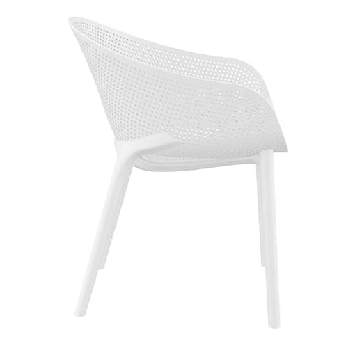 Siesta Sky Pro Chair in White | Polypropylene | CATAS Certified | Stackable - Image 3