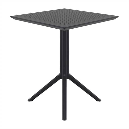 Furnlink Siesta Sky Folding Table 60 Square - Black - Image 4