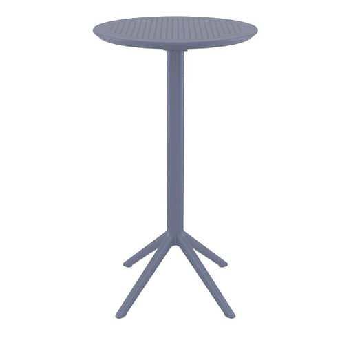Sky Folding BAR Table 60 Round - Anthracite