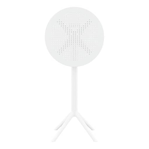 Sky Folding BAR Table 60 Round - White - Image 2