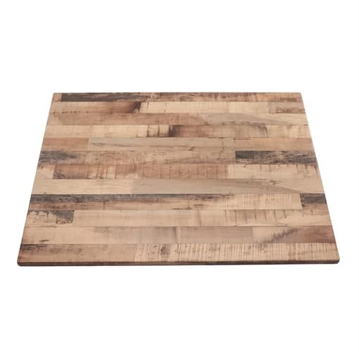 Furnlink Rustic Kansas Werzalit Rectangle Tabletop 1200x800mm - Image 2
