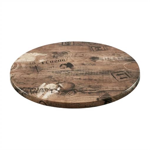Ex Works Furnlink Werzalit Duratop 600mm Diameter Tabletop - Durable & Weather-Resistant - Image 3