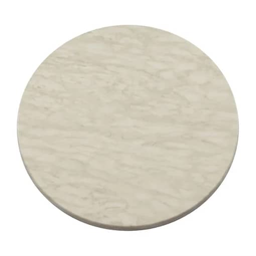 Werzalit Round Marble-Look Tabletop 600mm – Durable Indoor/Outdoor Cafe - Image 3