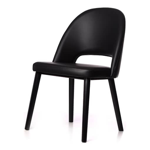 Furnlink Durafurn Semifreddo Chair - Black Legs/Anthracite Vinyl - Image 17