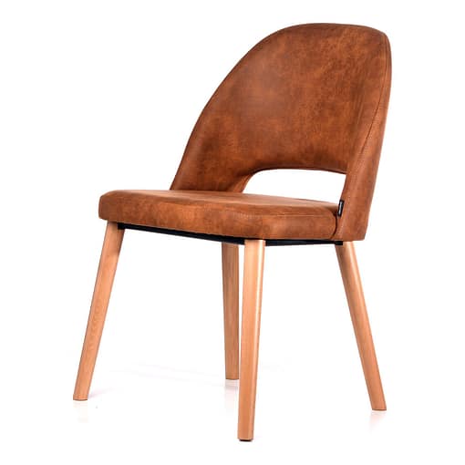 Furnlink Durafurn Semifreddo Chair - Black Legs/Anthracite Vinyl - Image 18