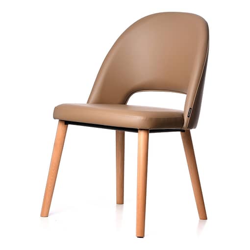 Furnlink Durafurn Semifreddo Chair - Black Legs/Anthracite Vinyl - Image 20