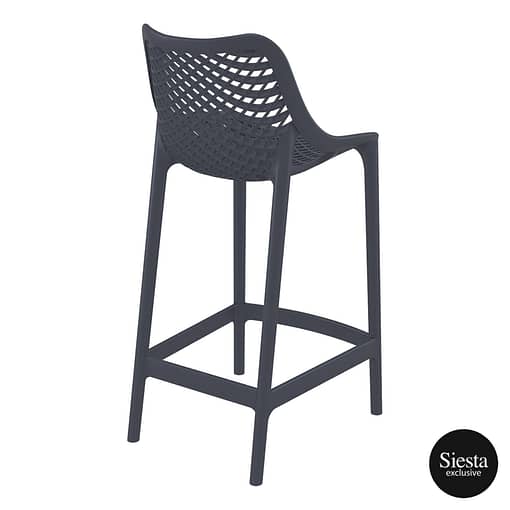 Furnlink Siesta Exclusive Air Barstool 65 - Anthracite - Image 5