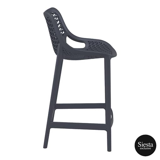 Furnlink Siesta Exclusive Air Barstool 65 - Anthracite - Image 3
